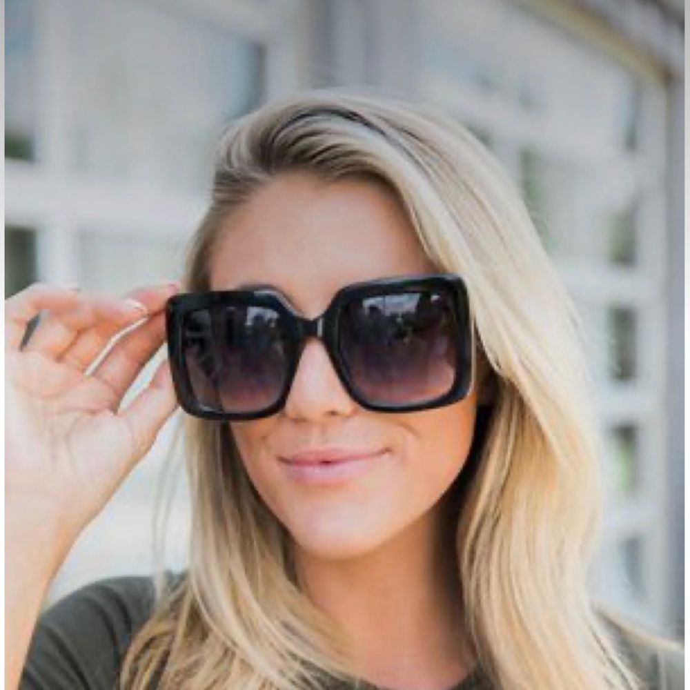 Brand new pair of Believe in my heart square sunglasses (sold out on the site)